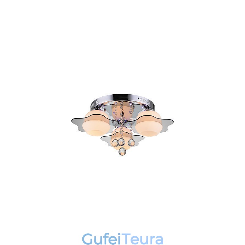 שלט רחוק מותקן מודרני עכשווי 3 נורות עם כחולים אדומים