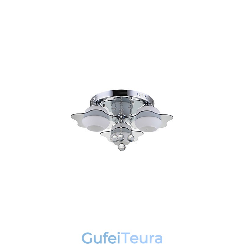 שלט רחוק מותקן מודרני עכשווי 3 נורות עם כחולים אדומים