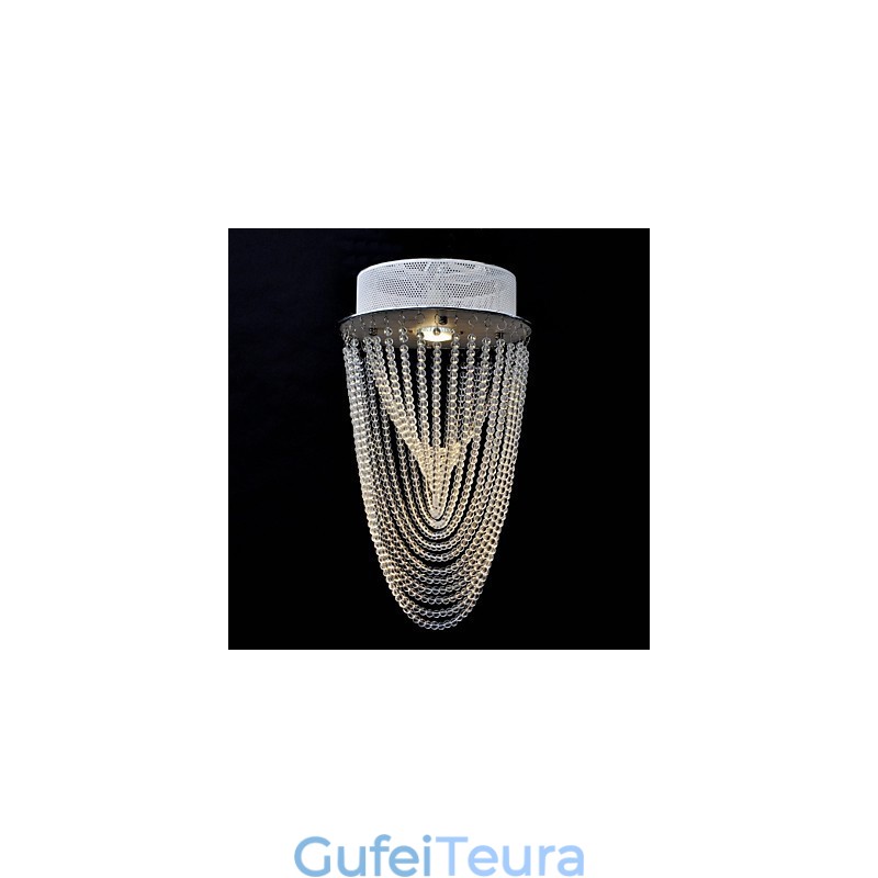 מנורת תקרת קריסטל יוקרתית