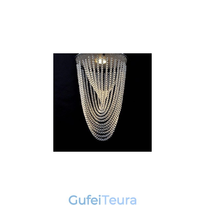 מנורת תקרת קריסטל יוקרתית