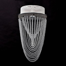 מנורת תקרת קריסטל יוקרתית