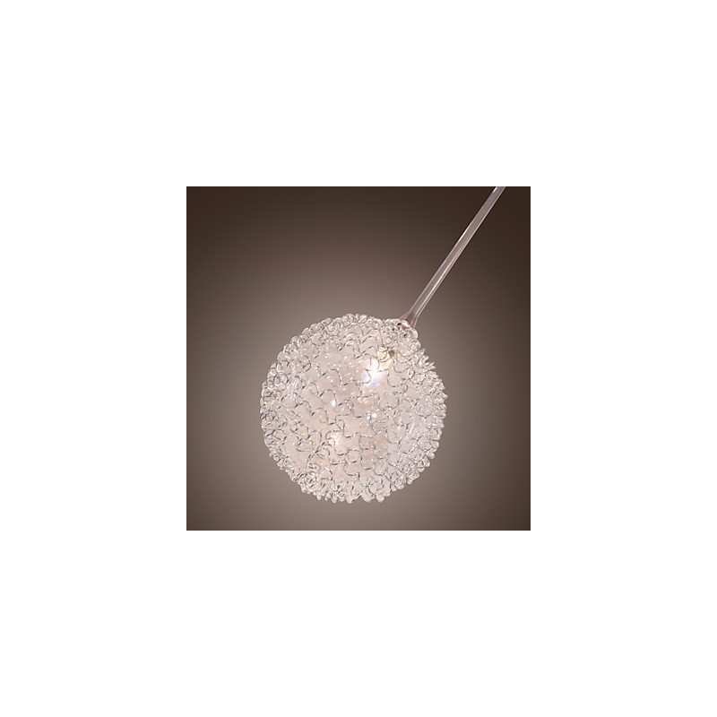 G4 12 light Iron Flush Mount Light עם הצללי אלומיניום