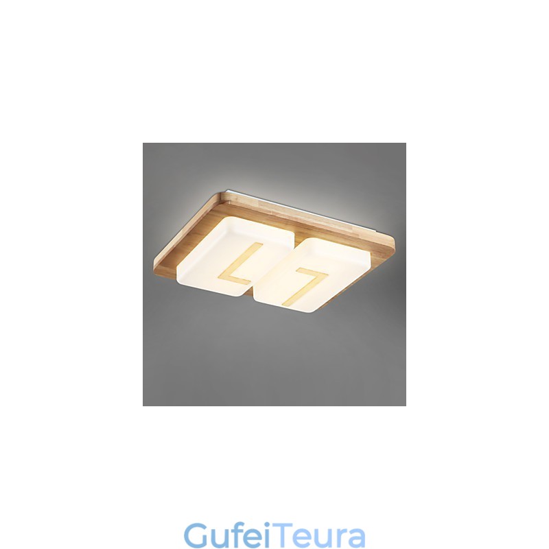 Flush Mount Mini Style Modern Contemporary Wood