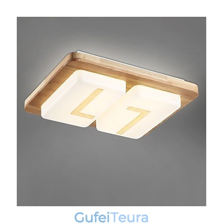 Flush Mount Mini Style Modern Contemporary Wood