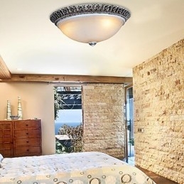 חום כהה פלאש הר בהיר זכוכית שרף דפוס גילוף אירופאי קלאסי