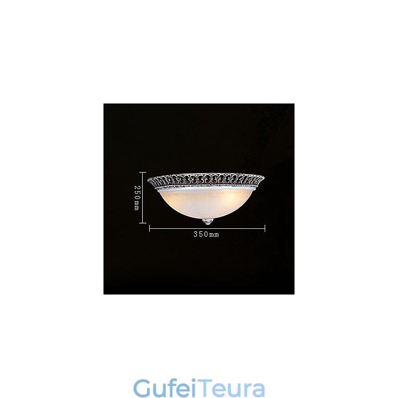 חום כהה פלאש הר בהיר זכוכית שרף דפוס גילוף אירופאי קלאסי