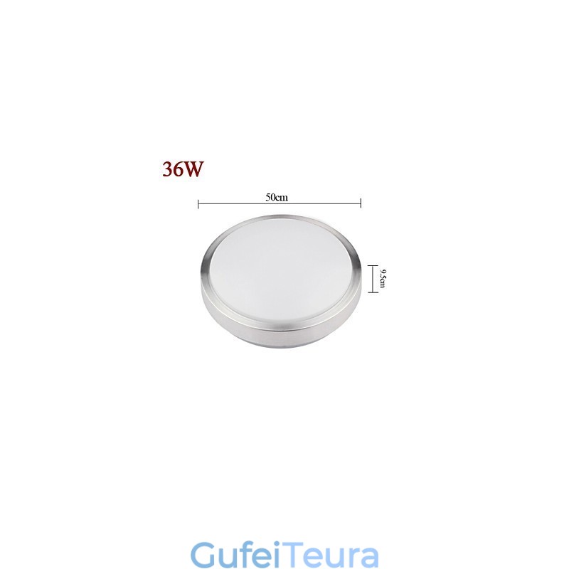 אורות ישיבה סמוקת עגול פשוט קוטר מודרני 50 ס"מ
