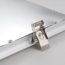 מנורת פנל אור תקרה משולבת שוליים לבן