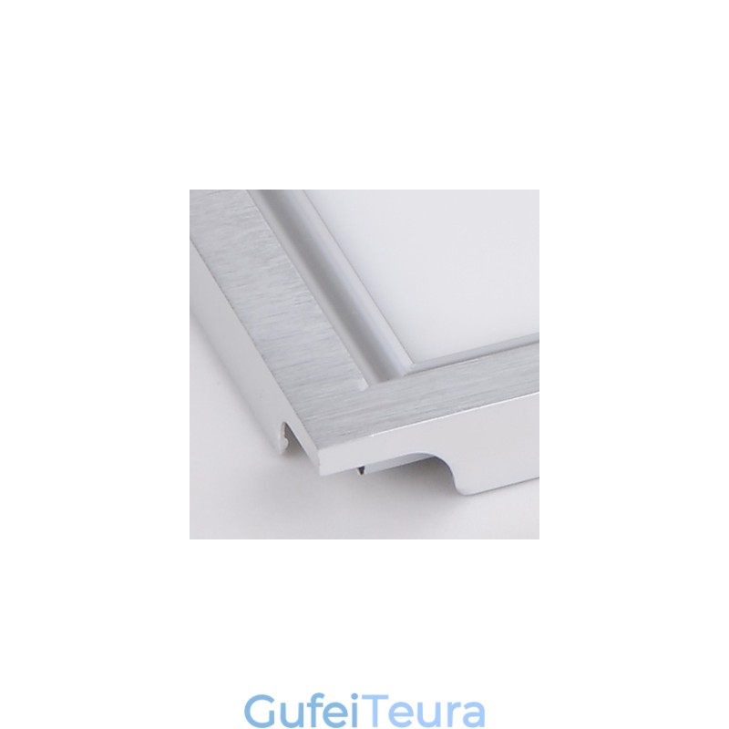 מנורת פנל אור תקרה משולבת שוליים לבן