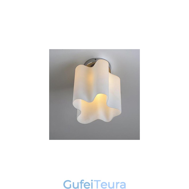 מנורות ראש ופנסים זכוכית עננים סופגים אור כיפת אור תליון