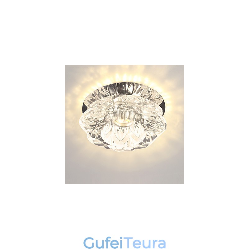 אורות תקרת זכוכית קטנים מודרניים פשוט תאורת מנורה מובטחת