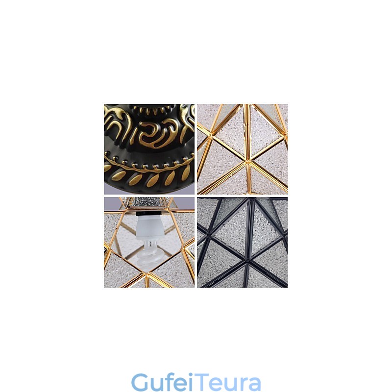 כוכבי ויטראז' לאמנויות יצירה כפריות באירופה כדי לספוג אור מנורת כיפה