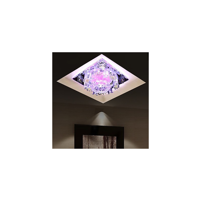 מנורת אבעבועות שחורות מרובע אור קריסטל אור Creatives כיפת אור צינור מנורת אור