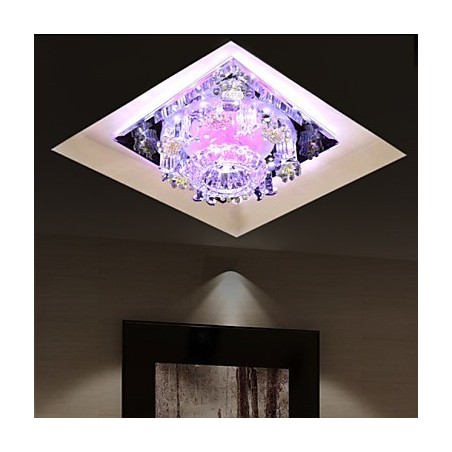 מנורת אבעבועות שחורות מרובע אור קריסטל אור Creatives כיפת אור צינור מנורת אור