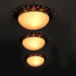 26*8 ס"מ חמניות אמנות מצוירות עכשוויות ומכווצות סופגות אור כיפה