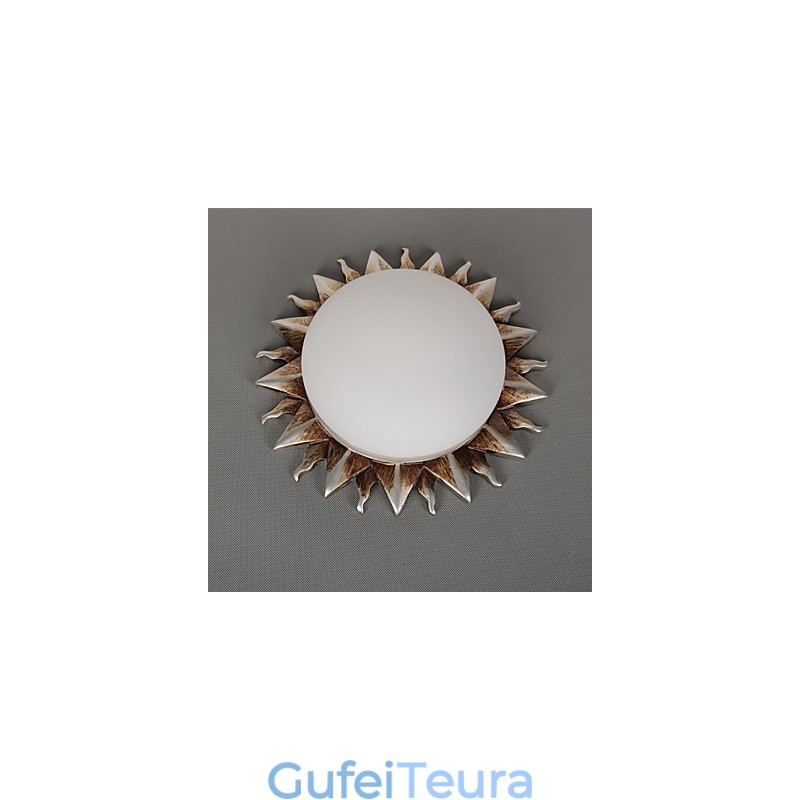 26*8 ס"מ חמניות אמנות מצוירות עכשוויות ומכווצות סופגות אור כיפה