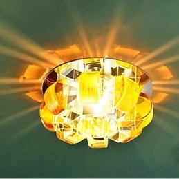 12*4.5 ס"מ מנורת קריסטל Smd CreativeTube Spotlight לספוג אור כיפה