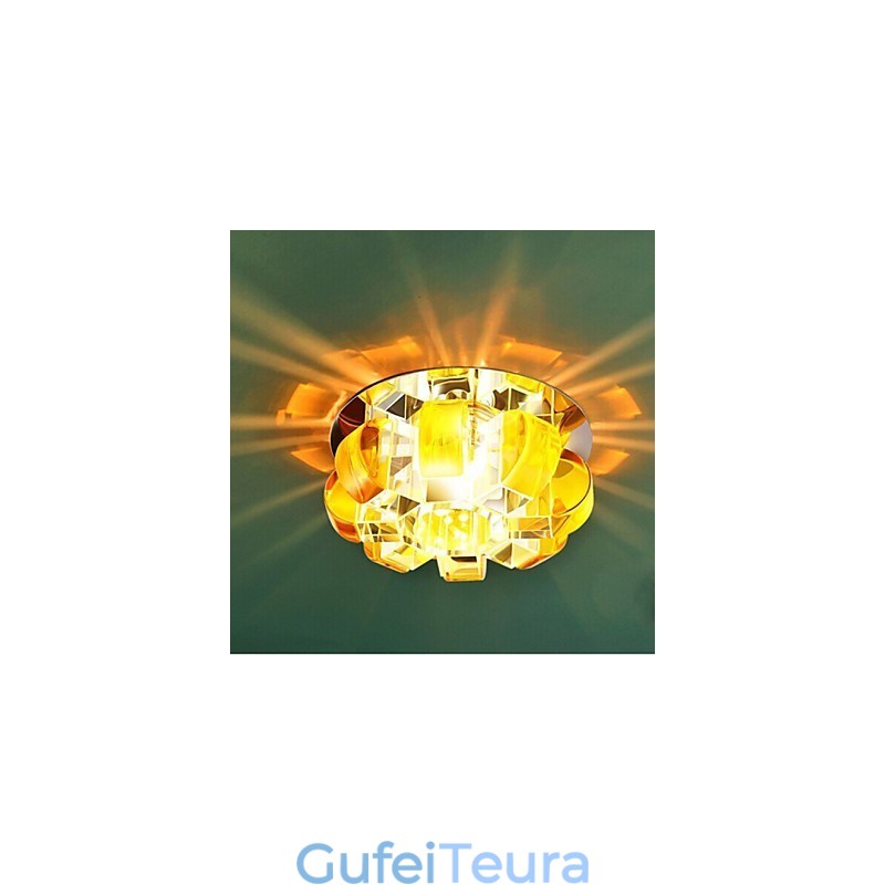12*4.5 ס"מ מנורת קריסטל Smd CreativeTube Spotlight לספוג אור כיפה