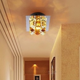 12*4.5 ס"מ מנורת קריסטל Smd CreativeTube Spotlight לספוג אור כיפה