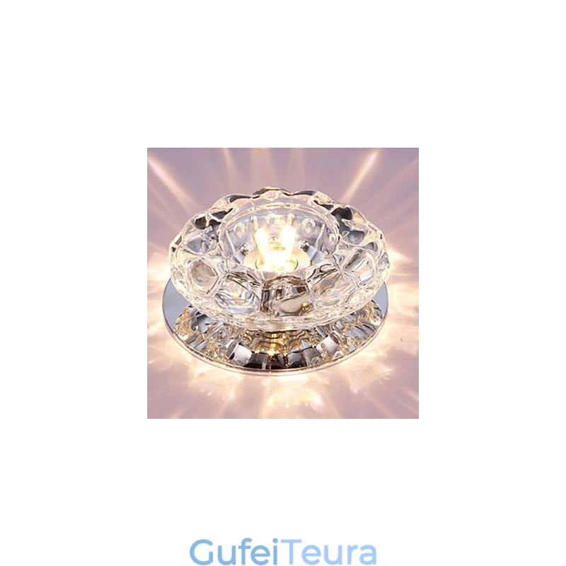 מנורת תקרת קריסטל זרקור SMD 3W מנורה יצירתית לספוג אור כיפת