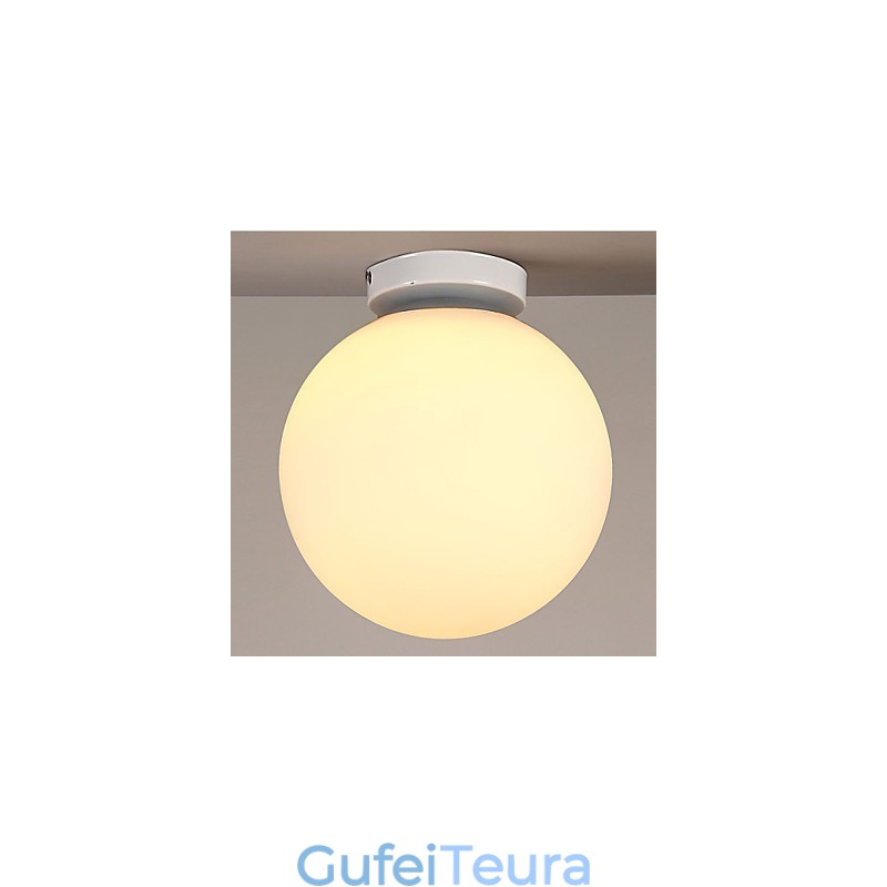 אור כיפת זכוכית כדור לבן מכווץ ועכשווי