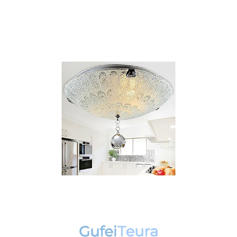 מתלה שטוחה בניקל קריסטל מודרני עכשווי