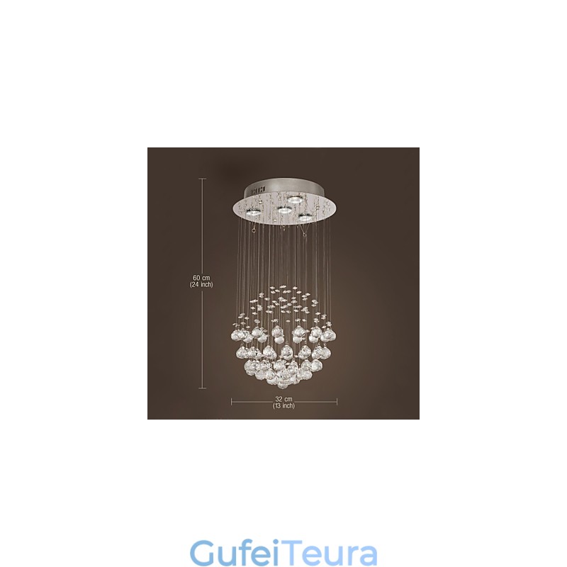 נברשת יוקרה קריסטל מודרני 4 נורות