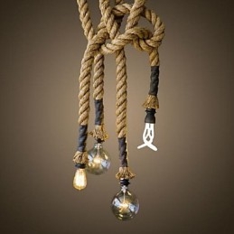 תאורת תליון רטרו קלאסית קלאסית בסגנון כפרי לודג' וינטג'