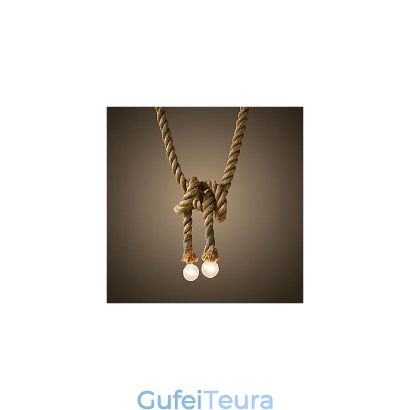 תאורת תליון רטרו קלאסית קלאסית בסגנון כפרי לודג' וינטג'