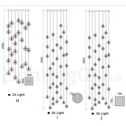 שלב הנדסה יצירתית מטאורר תליון כדור קריסטל