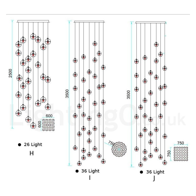 שלב הנדסה יצירתית מטאורר תליון כדור קריסטל