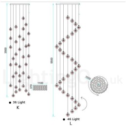 שלב הנדסה יצירתית מטאורר תליון כדור קריסטל