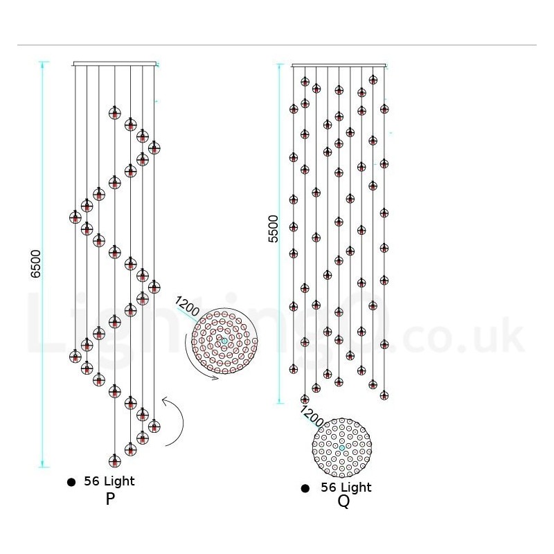 שלב הנדסה יצירתית מטאורר תליון כדור קריסטל