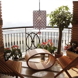 אור תליון טיפת קריסטל בסגנון צילינדר