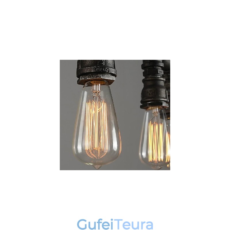 מסורתי קלאסי וינטג' פנס מדינה רטרו בסגנון מיני ציור מתכת תליון אור אוכל