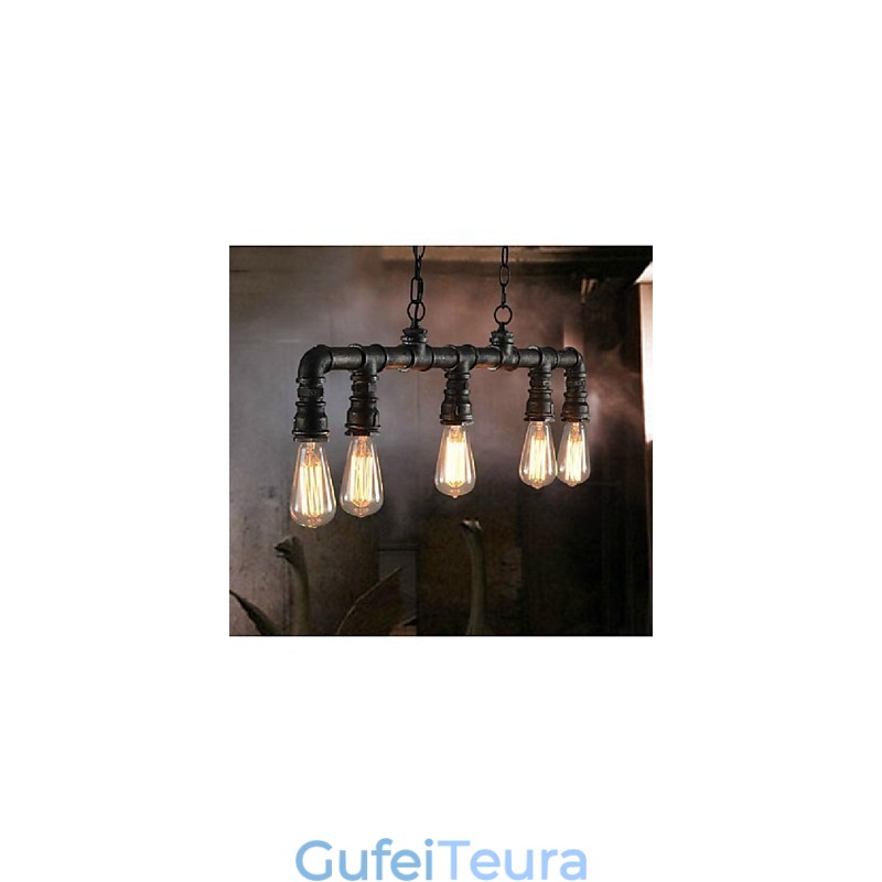 מסורתי קלאסי וינטג' פנס מדינה רטרו בסגנון מיני ציור מתכת תליון אור אוכל