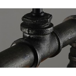 מסורתי קלאסי וינטג' פנס מדינה רטרו בסגנון מיני ציור מתכת תליון אור אוכל