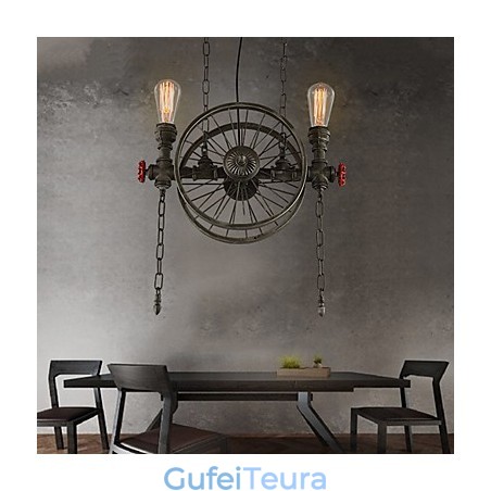 נברשת גלגל ברזל אמריקאי