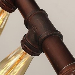 מרפסת תעשייתית כפרית אמריקאית לופט צינור צנרת