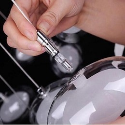 אור תליון מתכת כרום מודרני מודרני