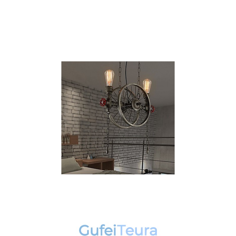 נברשת גלגל ברזל אמריקאי