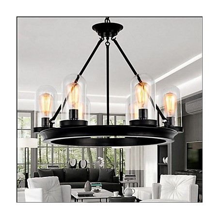 תליון רטרו אמריקאי עגול