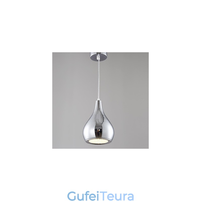 תאורת תליון מתכת עכשווית מודרנית גלובוס מצופה אלקטרו