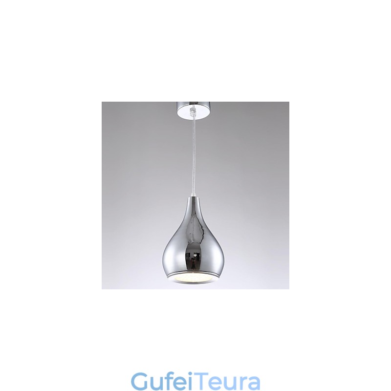 תאורת תליון מתכת עכשווית מודרנית גלובוס מצופה אלקטרו