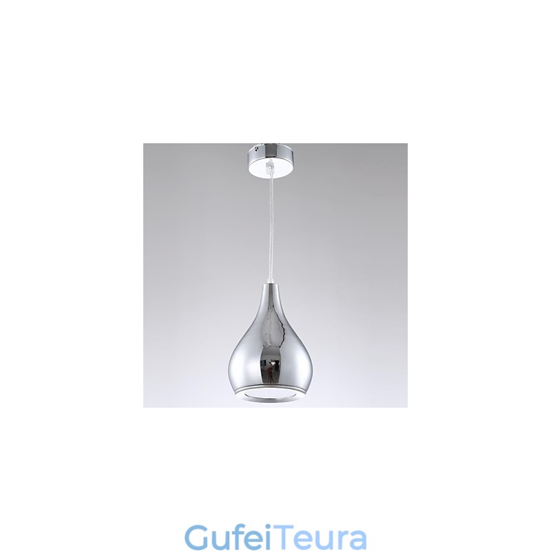 תאורת תליון מתכת עכשווית מודרנית גלובוס מצופה אלקטרו