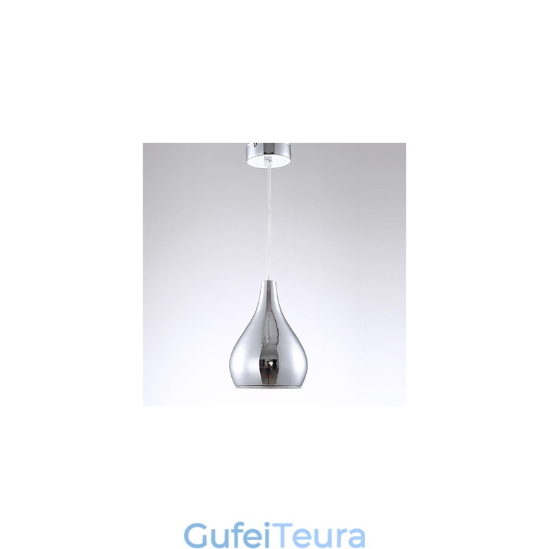 תאורת תליון מתכת עכשווית מודרנית גלובוס מצופה אלקטרו