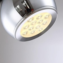 תאורת תליון מתכת עכשווית מודרנית גלובוס מצופה אלקטרו