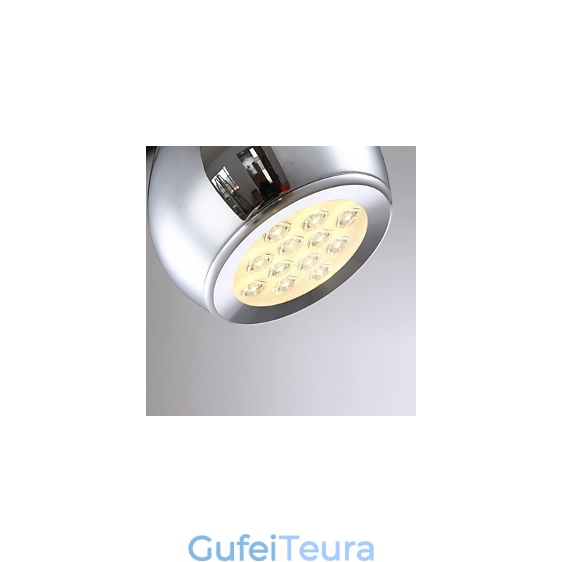 תאורת תליון מתכת עכשווית מודרנית גלובוס מצופה אלקטרו