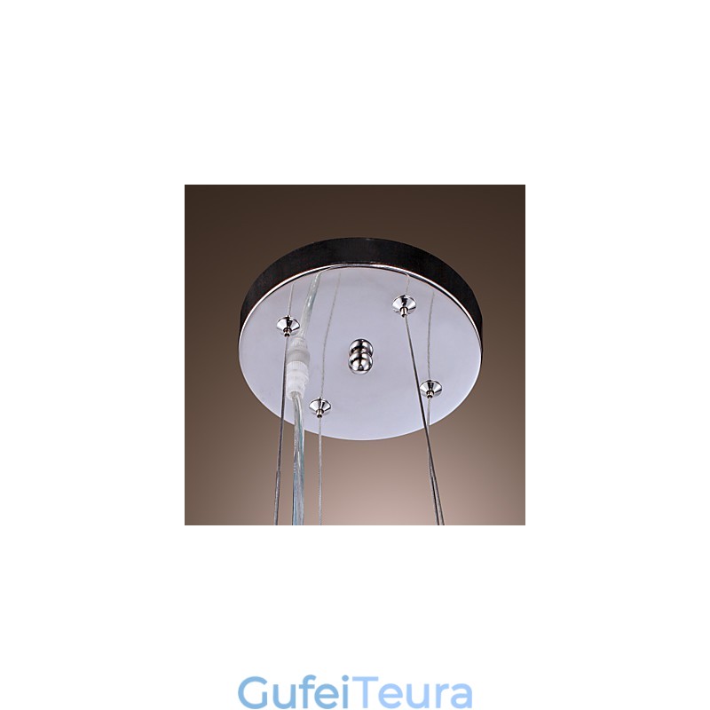 אור תליון מתכת מצופה אלקטרו מודרני מודרני תוף קריסטל