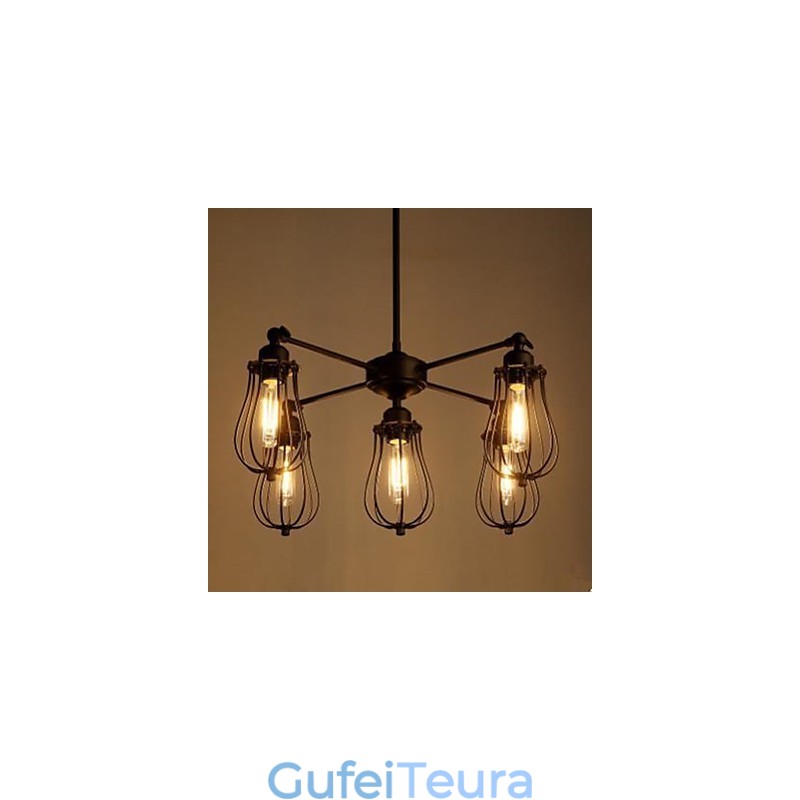 אמריקאי תעשייתי שיקום דרכים עתיקות יומין אשכוליות 5 ראשי Droplight